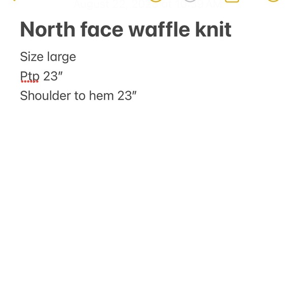 The North Face Chabot Gardenia White Mock neck Long sleeve Waffle Knit Sweater L - Picture 6 of 6